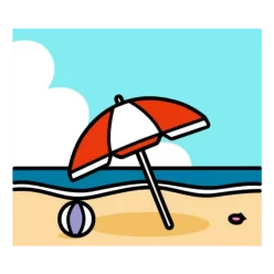 Beach parasol