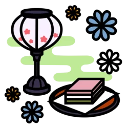 Bonbori hishimochi