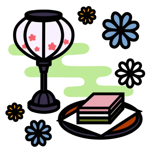 Bonbori hishimochi