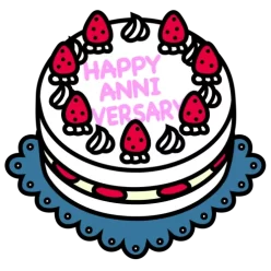 Anniversary cake