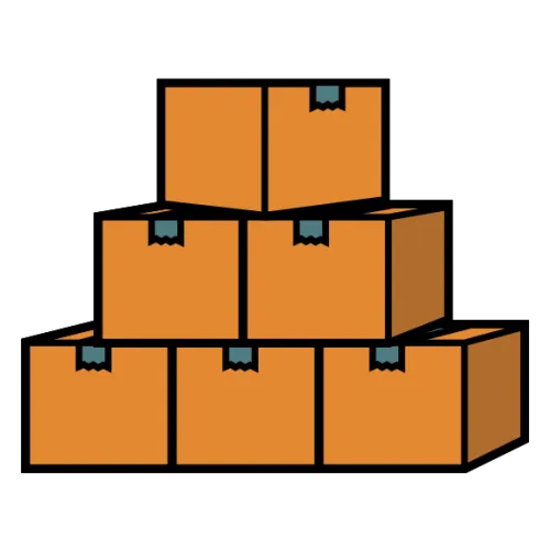 Cardboard yamazumi