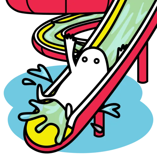 Pool waterslider