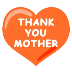 Thankyoumother text