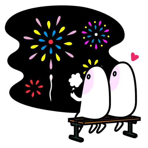 Uchiagehanabi couple
