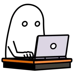 Computer work person
